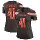 ＃41 Women's Chris Edmonds Brown Legend Cleveland Browns Jersey