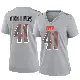 ＃41 Women's Christopher Edmonds Gray Game Cleveland Browns Atmosphere Fashion Jersey