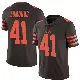 ＃41 Youth Chris Edmonds Brown Limited Cleveland Browns Color Rush Jersey