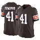 ＃41 Youth Chris Edmonds Brown Limited Cleveland Browns Vapor F.U.S.E. Jersey