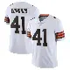 ＃41 Youth Chris Edmonds White Limited Cleveland Browns Vapor Untouchable Jersey