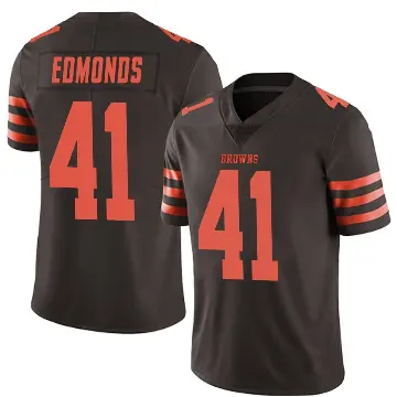 ＃41 Youth Christopher Edmonds Brown Limited Cleveland Browns Color Rush Jersey