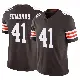 ＃41 Youth Christopher Edmonds Brown Limited Cleveland Browns Vapor F.U.S.E. Jersey