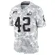 ＃42 Men's Easton Mascarenas-Arnold Arctic Camo Limited Cleveland Browns 2024 Salute to Service Jersey