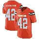 ＃42 Men's Easton Mascarenas-Arnold Orange Limited Cleveland Browns Alternate Vapor Untouchable Jersey