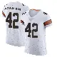 ＃42 Men's Easton Mascarenas-Arnold White Elite Cleveland Browns Vapor Jersey