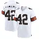 ＃42 Men's Easton Mascarenas-Arnold White Game Cleveland Browns Jersey