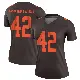＃42 Women's Easton Mascarenas-Arnold Brown Legend Cleveland Browns Alternate Jersey