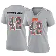 ＃42 Women's Easton Mascarenas-Arnold Gray Game Cleveland Browns Atmosphere Fashion Jersey