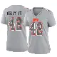 ＃42 Women's John Kelly Jr. Gray Game Cleveland Browns Atmosphere Fashion Jersey