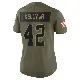 ＃42 Women's John Kelly Jr. Olive Limited Cleveland Browns 2025 Salute to Service Jersey