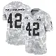 ＃42 Youth Easton Mascarenas-Arnold Arctic Camo Limited Cleveland Browns 2024 Salute to Service Jersey