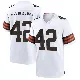 ＃42 Youth Easton Mascarenas-Arnold White Game Cleveland Browns Jersey