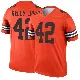 ＃42 Youth John Kelly Jr. Orange Legend Cleveland Browns Inverted Jersey