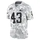 ＃43 Men's Drew Biber Arctic Camo Limited Cleveland Browns 2024 Salute to Service Jersey