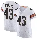 ＃43 Men's Mohamoud Diabate White Elite Cleveland Browns Vapor Jersey