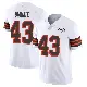 ＃43 Men's Mohamoud Diabate White Limited Cleveland Browns Vapor 1946 Collection Alternate Jersey