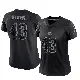 ＃43 Women's Drew Biber Black Limited Cleveland Browns Reflective Jersey