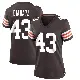 ＃43 Women's Mohamoud Diabate Brown Game Cleveland Browns Team Color Jersey