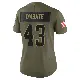 ＃43 Women's Mohamoud Diabate Olive Limited Cleveland Browns 2025 Salute to Service Jersey