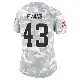 ＃43 Women's Nate Evans Arctic Camo Limited Cleveland Browns 2024 Salute to Service Jersey