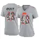 ＃43 Women's Nate Evans Gray Game Cleveland Browns Atmosphere Fashion Jersey