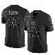 ＃43 Youth Drew Biber Black Limited Cleveland Browns Reflective Jersey
