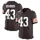 ＃43 Youth Mohamoud Diabate Brown Limited Cleveland Browns Team Color Vapor Untouchable Jersey