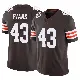 ＃43 Youth Nate Evans Brown Limited Cleveland Browns Vapor F.U.S.E. Jersey