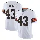 ＃43 Youth Nate Evans White Limited Cleveland Browns Vapor Untouchable Jersey