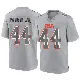 ＃44 Men's Harold Fannin Jr. Gray Game Cleveland Browns Atmosphere Fashion Jersey