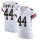 ＃44 Men's Harold Fannin Jr. White Elite Cleveland Browns Vapor Jersey