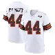 ＃44 Men's Mitch Van Vooren White Game Cleveland Browns 1946 Collection Alternate Jersey