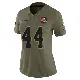 ＃44 Women's Anthony Kendall Olive Limited Cleveland Browns 2025 Salute to Service Jersey