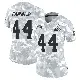 ＃44 Women's Harold Fannin Jr. Arctic Camo Limited Cleveland Browns 2024 Salute to Service Jersey