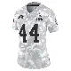 ＃44 Women's Harold Fannin Jr. Arctic Camo Limited Cleveland Browns 2024 Salute to Service Jersey