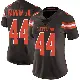 ＃44 Women's Harold Fannin Jr. Brown Limited Cleveland Browns Team Color Vapor Untouchable Jersey