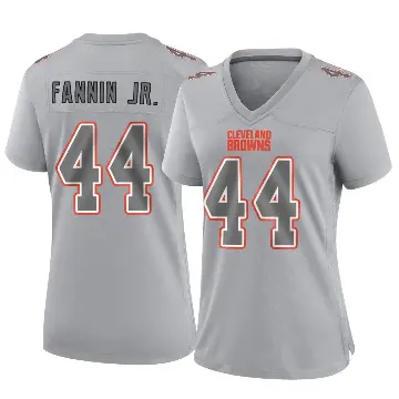 ＃44 Women's Harold Fannin Jr. Gray Game Cleveland Browns Atmosphere Fashion Jersey