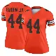 ＃44 Women's Harold Fannin Jr. Orange Legend Cleveland Browns Inverted Jersey