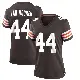 ＃44 Women's Mitch Van Vooren Brown Game Cleveland Browns Team Color Jersey