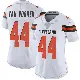 ＃44 Women's Mitch Van Vooren White Limited Cleveland Browns Vapor Untouchable Jersey