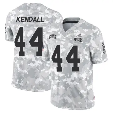 ＃44 Youth Anthony Kendall Arctic Camo Limited Cleveland Browns 2024 Salute to Service Jersey