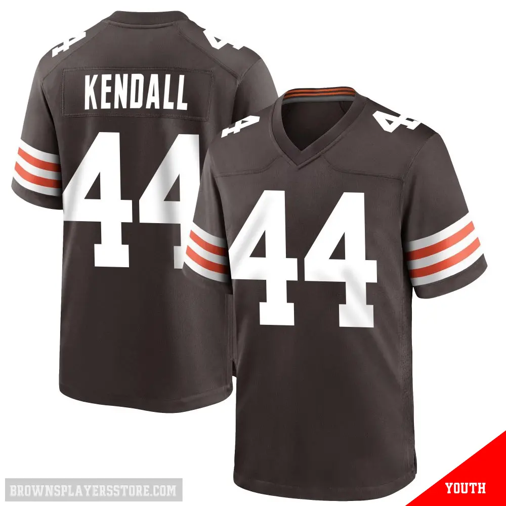 ＃44 Youth Anthony Kendall Brown Game Cleveland Browns Team Color Jersey