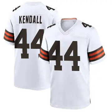＃44 Youth Anthony Kendall White Game Cleveland Browns Jersey