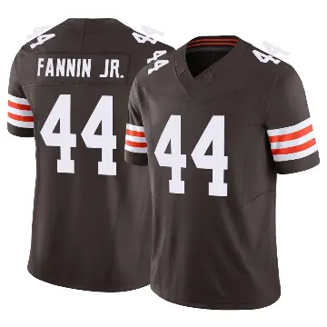 ＃44 Youth Harold Fannin Jr. Brown Limited Cleveland Browns Vapor F.U.S.E. Jersey