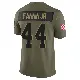＃44 Youth Harold Fannin Jr. Olive Limited Cleveland Browns 2025 Salute to Service Jersey