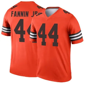 ＃44 Youth Harold Fannin Jr. Orange Legend Cleveland Browns Inverted Jersey