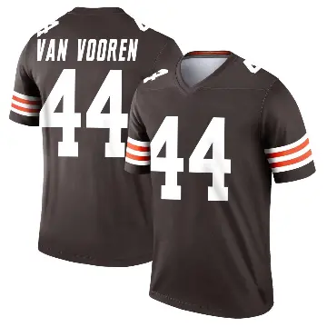 ＃44 Youth Mitch Van Vooren Brown Legend Cleveland Browns Jersey