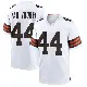 ＃44 Youth Mitch Van Vooren White Game Cleveland Browns Jersey