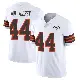 ＃44 Youth Mitch Van Vooren White Limited Cleveland Browns Vapor 1946 Collection Alternate Jersey